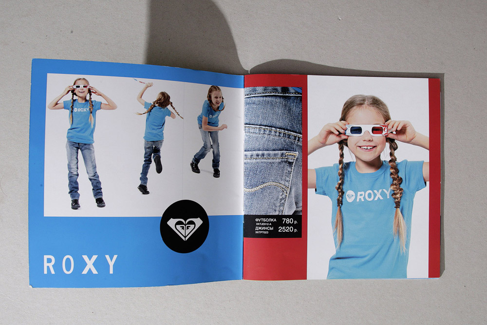 Буклет детской коллекции Quiksilver /Roxy